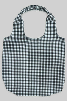 Gingham Plaid Tote Bag