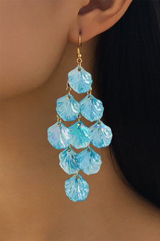 Shell Chandelier Drop Earrings