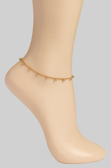 Dainty Ccb Ball Chain Anklet
