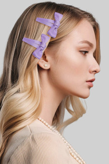 Pair Of Bow Snap Clips