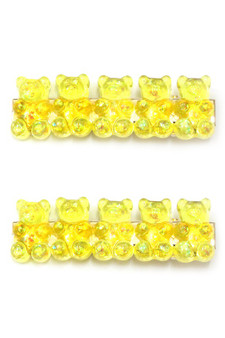 Teddy Bear Hair Pin Set