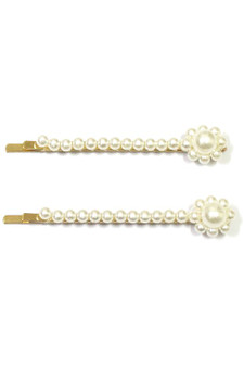 Pearl Flower Hair Pin Set