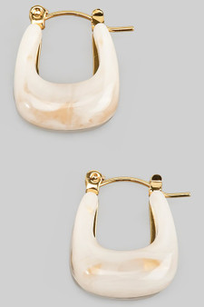 Small Rectangular Acrylic Resin Hoops