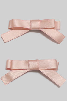 Satin Bow Hair Clip Set