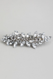 Rhinestone Pave Flower Hair Clip  - #KH24691