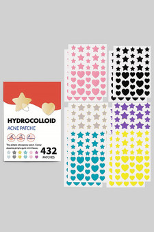 Heart And Star Shape Hydrocolloid Acne Patch 