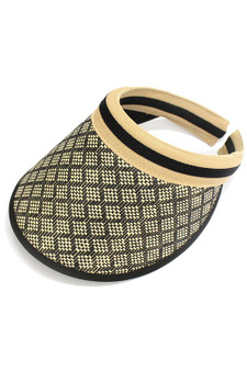 Diamond Design Visor Hat