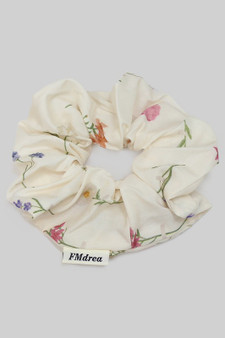Floral Print Hair Scrunchie