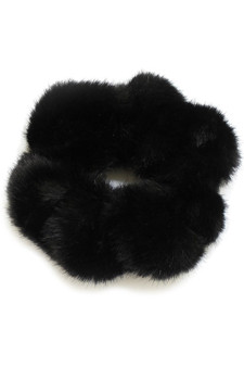 Furry Hair Scrunchie