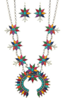 Squash Blossom Necklace Set. 