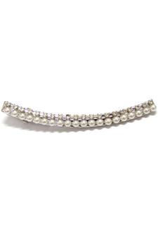 Pearl And Pave Hair Clip