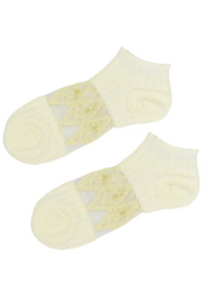 Lace No Show Socks