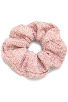Plaid Woven Scrunchie