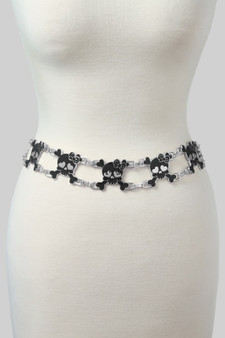 Anime Bow Skull Chain Belt