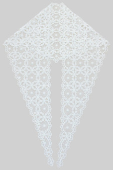 Flower Crochet Knitted Head Wrap Shoulder Scarf