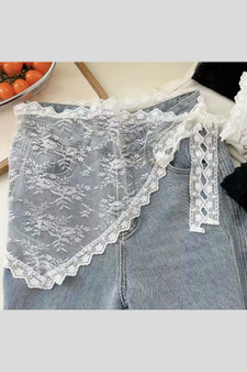 Lacy Rose Pattern Wrap Accessory