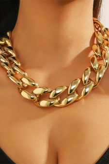 Lightweight Chunky Cuban Link Necklace