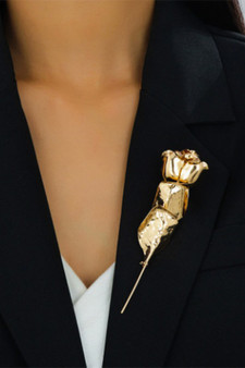 Rose Flower Brooch Pin