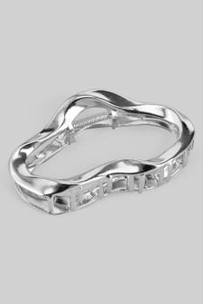 Wavy Metal Cloud Hair Clip