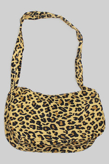 Leopard Print Small Hobo And Shoulder Bag