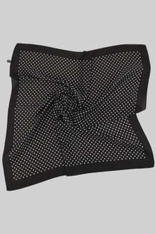 Silky Soft Polka Dot Pattern Square Scarf