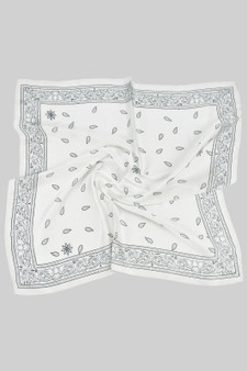 Silky Smooth Paisley Square Scarf