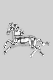 Stainless Steel Horse Brooch Pin
