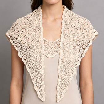 Trendy Floral Pattern Shoulder Or Hip Scarf