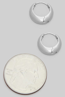 Mini Brass Hinge Hoops