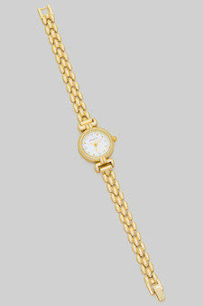 Round Link Chain Wrist Watch