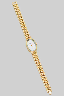 Oval Link Chain Wrist Watch