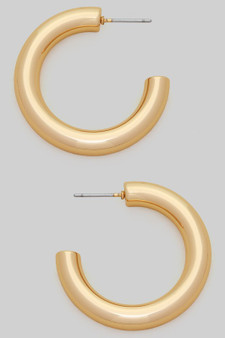 Lavish One And One Quarter Inch Hoop