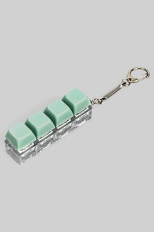 Light Up Fidget Keyboard Keychain