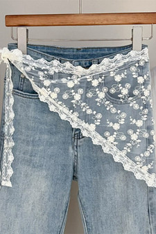 Lacy Floral Hip Wrap Accessory