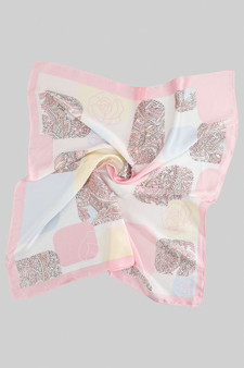 Paisley And Floral Square Scarf