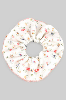 Colorful Country Flower Oversized Hair Scrunchie