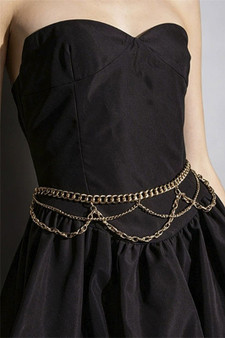 Draping Heavy Chain Belt