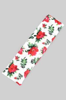 Floral Print Stretch Headband
