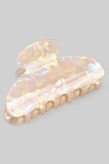 Opalescent Marbled Acrylic Hair Clip