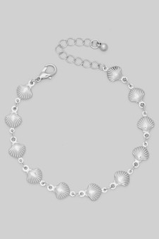 Dainty Shell Charm Chain Bracelet