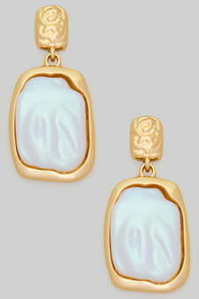 Baroque Pearl Drop Earrings