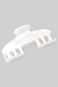 Unique Shaped Marbled Acrylic Hair Clip