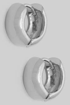 Must Have Essential Half Inch Brass Hinge Huggie Hoops