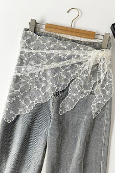 Leafy Vine Lace Hip Wrap Or Shoulder Scarf
