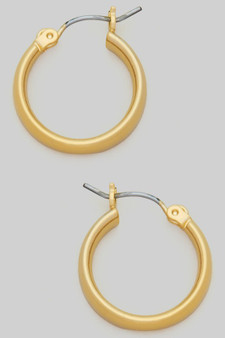 14K Gold Dipped Essential Small Hoops