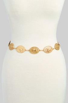 Running Horse Concho Chain Belt