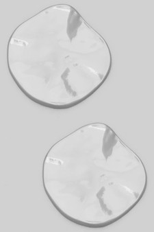 Hammer Textured Round Post Earrings
