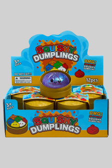 Clear Glittery Squishy Dumplings Mystery Dozen Pack