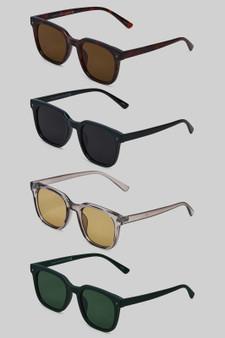 Assorted Dozen Of Classic Rectangular Style Sungla