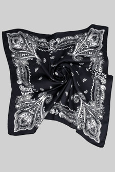 Super Soft Paisley Print Square Scarf
